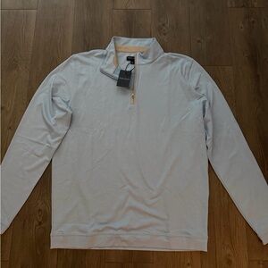 ❗️SALE❗️Peter Millar Light Blue Quarter-Zip Pullover